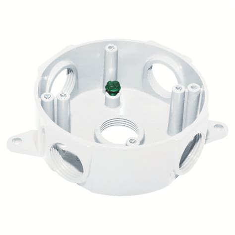 round junction box outlet lowes|12v electrical junction box waterproof.